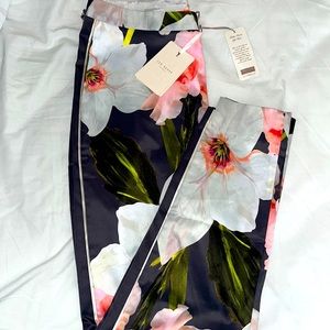NWT Ted Baker Floral Chatsworth Tapered Trouser